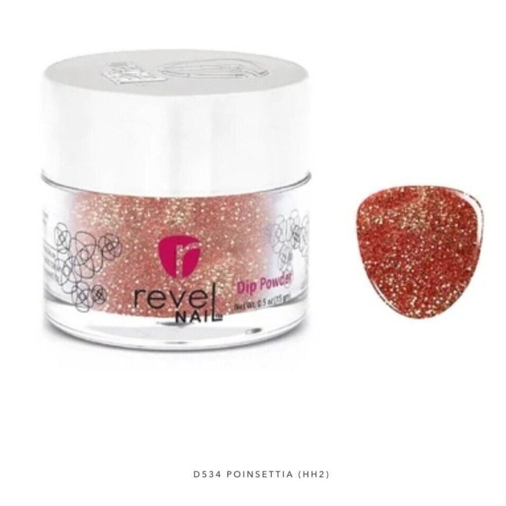 Revel Nail HH2 "Poinsettia" 0.5 oz. Dip Powder